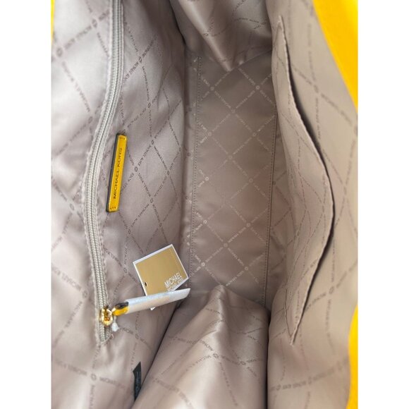 Michael Kors mirella tote bag medium pebbled leather purse bag butter - Picture 6 of 11